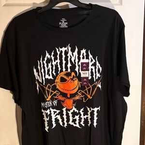 The Nightmare Before Christmas 'Nightmare' Black Graphic T-Shirt -NWT 2XL